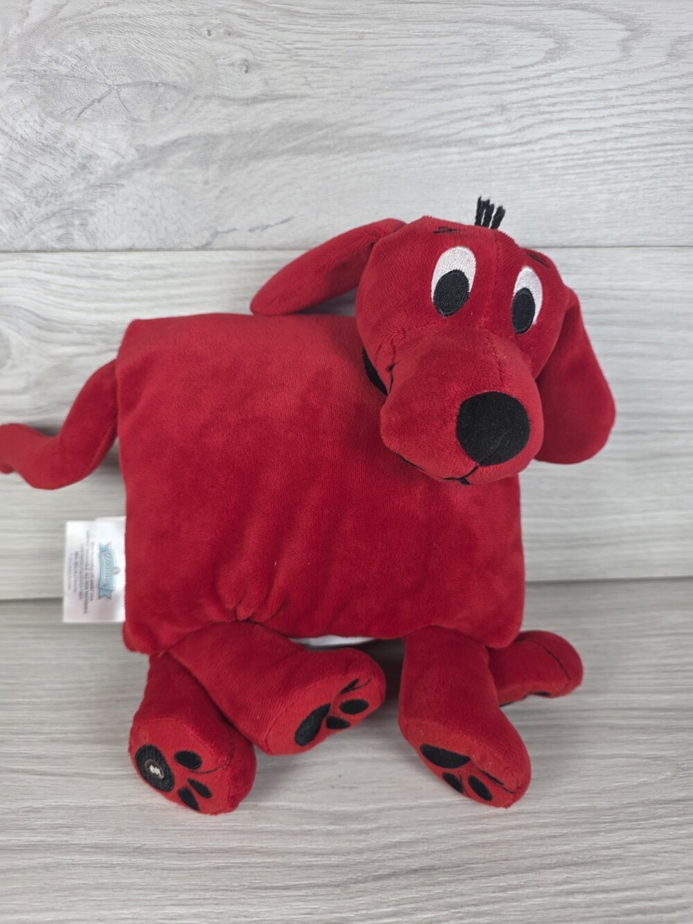 Plush Storybook Clifford The Big Red Dog Plush Storybook By Zoobies RARE SU6